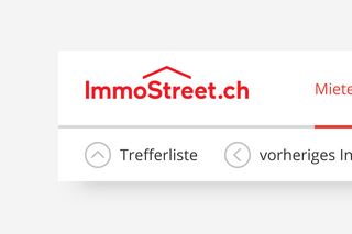 Immo Street CH User Experience Design Insertion Header